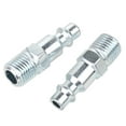 thumbnail image 3 of Hyper Tough 1/4-inch Air Industrial Steel MNPT Plug Set, Model 12-225-2HT, 2 Pieces pack, 3 of 5