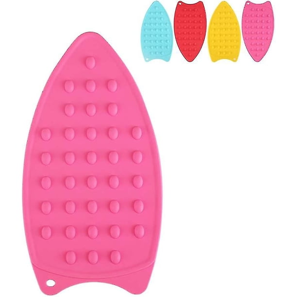 Estera de planchado de silicona, almohadilla de descanso para plancha de silicona multifuncional compatible con tabla de planchar, almohadilla de descanso para planchado con protec