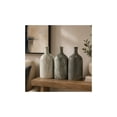 thumbnail image 4 of DecMode 6"W, 13"H Faux Marble Gray Ceramic Vase, Set of 3, 4 of 19