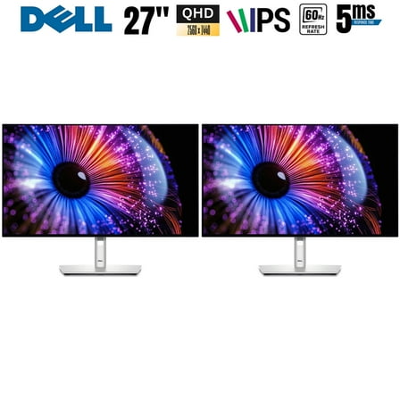 Dell U2724DE UltraSharp 27 inch Thunderbolt Hub Dual Monitor Bundle