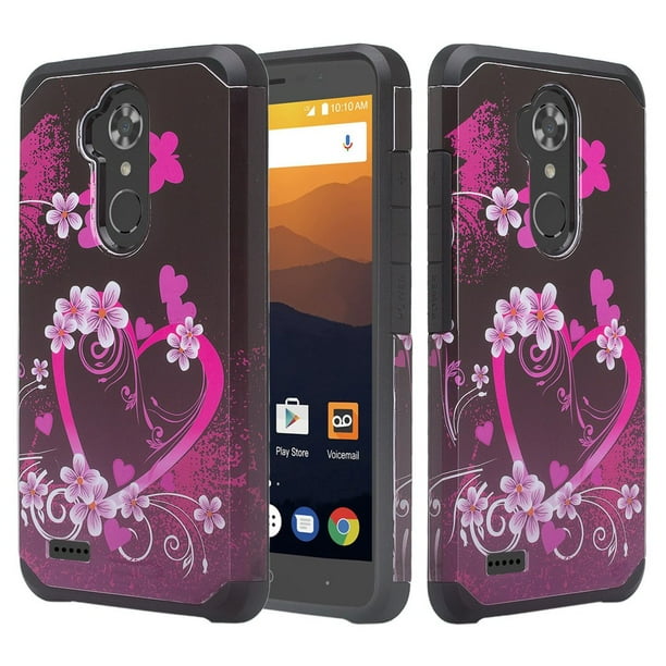 Download ZTE Max Blue 4G LTE cASE, ZTE Max XL, Slim Dual Layer ...