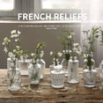 thumbnail image 6 of TINANA Glass Vases, Clear Bud Vases in Bulk, Set of 10 Small Vases for Centerpieces, Mini Glass Vintage Vases for Wedding Decorations, Home Table Flower Decor, 6 of 7