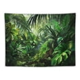 thumbnail image 5 of BCIIG  Green Jungle Tapestry, Tropical Tapestry Wall Hanging Rainforest Tapestries Green Tapestry Nature Tree Leaf Extra Large Wall Tapestry for Bedroom Living Room Home Decor  40x30inch, 5 of 6