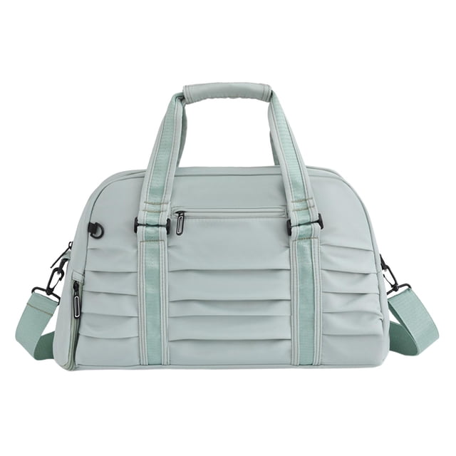 Bolsa deportiva para gimnasio, bolsa de viaje, bolsa de equipaje impermeable, bolsa de hombro para pasar la noche. Verde