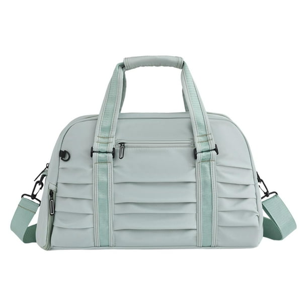Bolsa deportiva para gimnasio, bolsa de viaje, bolsa de lona, bolsa de viaje, bolsa de equipaje multiusos, bolsa de mano Verde