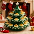 thumbnail image 5 of FYHALE Christmas Tree Deviled Egg Platter, 24-Hole Deviled Egg Tray, Christmas Deviled Egg Holder Tree Shape, Ceramic Deviled Egg Plate for Holiday Parties & Farmhouse Table Décor (E), 5 of 5