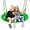 Green, variant on SUPER DEAL 48 Inch Large Blue Saucer Tree Swing Set for Kids Adults 700lb Weight Capacity Waterproof Flying Swing Seat with Adjustable Hanging Ropes for Outdoor Playground, Backyard