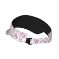 thumbnail image 2 of Balery Rose Flowers Sport Wear Athletic Visor Sun Sports Visor Hat Visor Adjustable Cap for Women and Men (One Size), 2 of 7