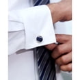 thumbnail image 4 of Mens Ties Stripe Tie and Pocket Square Set Classic Formal Neckties Handkerchief Cufflinks Wedding, 4 of 11