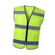 thumbnail image 4 of Chaleco reflectante con cremallera, ropa cómoda, alta visibilidad para correr, senderismo, pasear perros, topógrafo, guardia de , Xl SG, 4 of 8