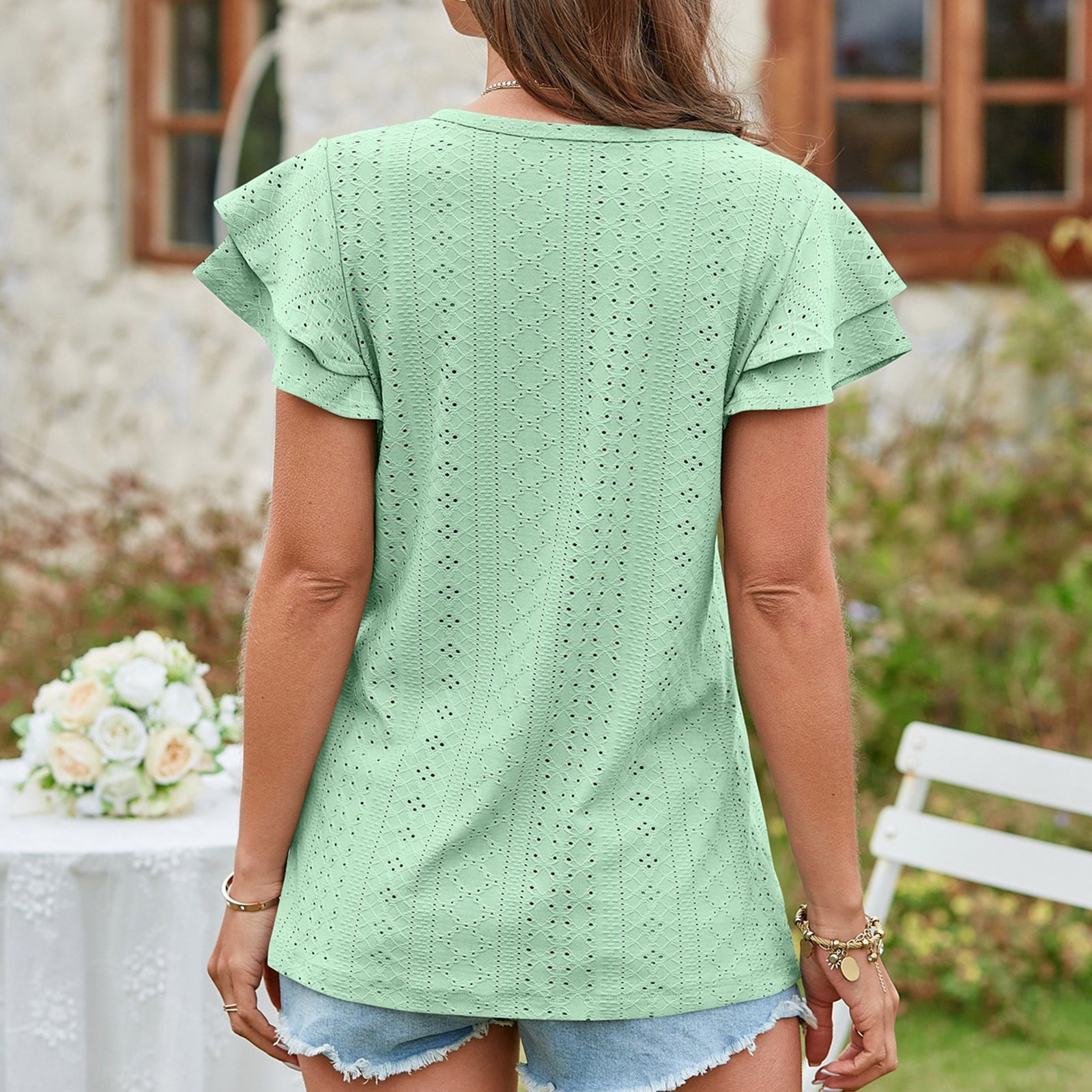 mint green summer tops