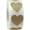 Brown Kraft, variant on Metallic Rose Heart Stickers, 1 Inch Wide, 500 Labels on a Roll