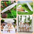thumbnail image 3 of Shoreew 60/80CM DIY Hand-Painting Paper Umbrella Chinese Style Decorative White Oil-paper Umbrella with Wooden Handle Kids Coloring Oriental Umbrella Crafts, 3 of 6
