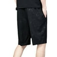 thumbnail image 6 of WEAIXIMIUNG Men's Running Shorts Mens Cotton Shorts Men Casual Printed Mid Waist Drawstring Shorts Quick Dry Sports Shorts with Zip Pockets, 6 of 7