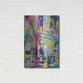 thumbnail image 3 of Luxe Metal Art 'Colorful Denial' by David Drioton, Metal Wall Art, 24"x36", 3 of 7
