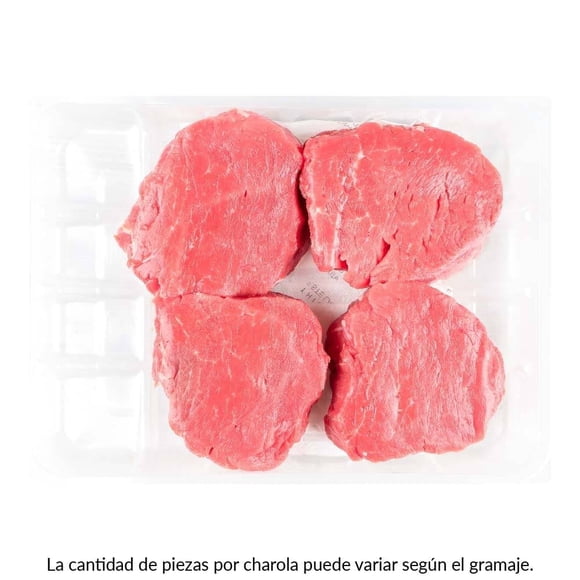 Medallón De Filete De Res Carnes Frescas Por Kg Peso Aprox Por Charola 450 G