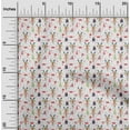 thumbnail image 1 of oneOone Cotton Poplin Twill White Fabric Merry Christmas Fabric For Sewing Printed Craft Fabric By The Yard 56 Inch Wide-F68, 1 of 4