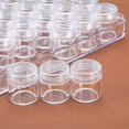 thumbnail image 3 of TUEUIO1,Of Plastic Transparent Storage Box, Clear Beads Storage Containers Jar With Rounded Screw-top Lids For Nail Art Tools Storage Small Parts Beads Jewelr, 3 of 5