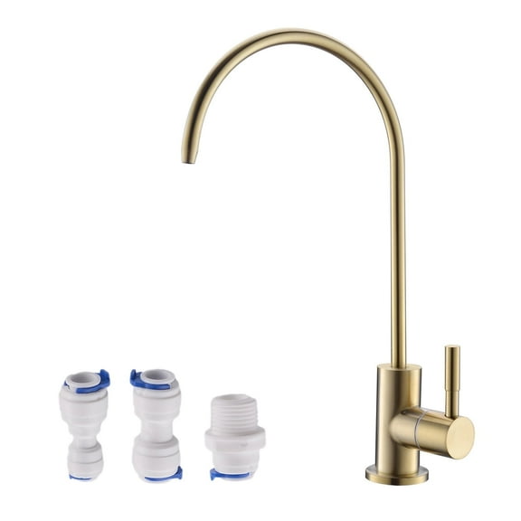 Havin Stainless Steel Lead Free Water Faucet,Reverse Osmosis Faucet, Drinking Water Faucet, Purifier Faucet,Water Filtration System Faucet, Beverage Faucet, Brushed Gold