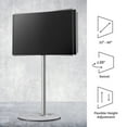 thumbnail image 3 of FITUEYES Design Corner TV Stand for 37-65 Inch, Modern TV Stand with Marble Textured Glass Base and Concealed Storage, Master Series., 3 of 5