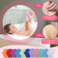 thumbnail image 3 of Guantes exfoliantes Tegeme, 100 unidades, nailon, doble cara, 13 colores, 3 of 7