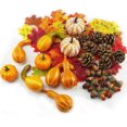 thumbnail image 2 of Mini Pumpkins Acorns Artificial Vegetables Artificial Leaves Pumpkin D, 2 of 5