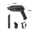 Tepsmf Rechargeable Vacuum Cleaner, Powerful Suction Visual Bucket 2000