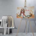 thumbnail image 4 of Happy Thanksgiving Basset Hound with Turkey Pumpkins Autumn Vibes Horizontal Matte Canvas Poster Bassets Dog Breed Lovers Gifts Idea Wall Art Home Decor - 12018, 4 of 5