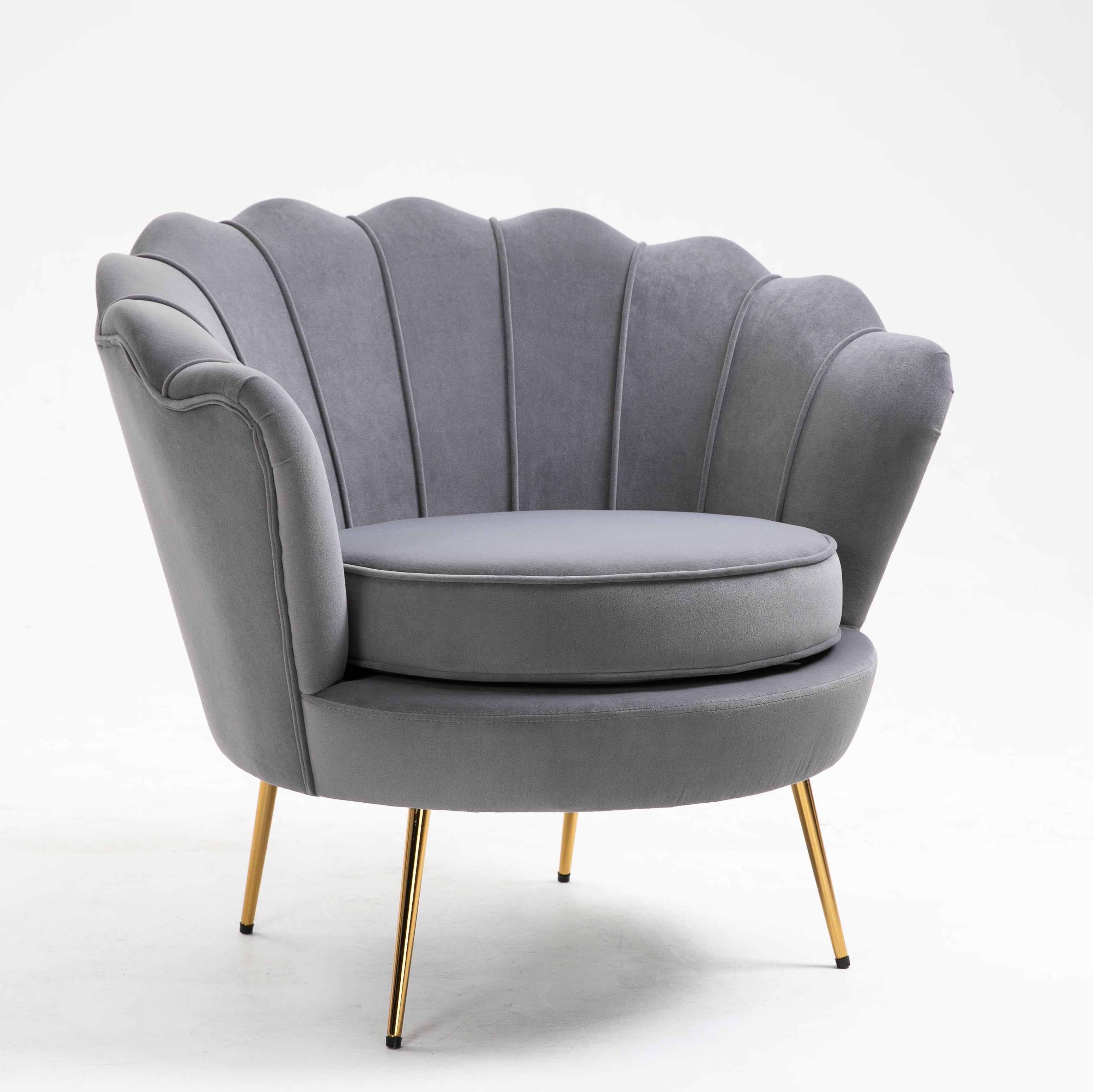 Velvet Accent Chair, Upholstered Velvet Accent Chair with