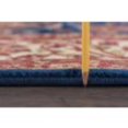 thumbnail image 4 of Sensation Traditional 9' x 12' Navy and Beige Polypropylene Indoor Area Rug, 4 of 8