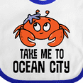 thumbnail image 4 of Inktastic Ocean City Maryland Cute Crab Boys or Girls Baby Bib, 4 of 4