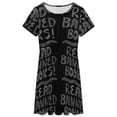 thumbnail image 3 of Read Banned Books Short Sleeve Dress Women Summer Evening Dresses Ladies Sundress, 3 of 7