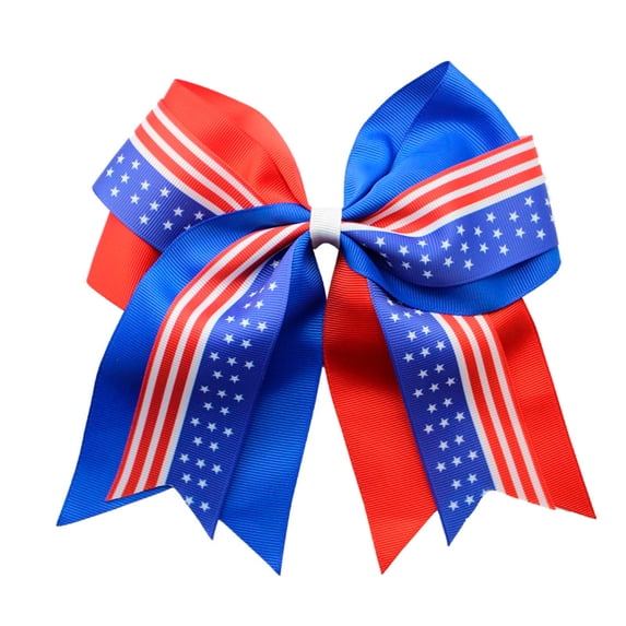 SDJMa Patriotic Hair Clips Hair Bow, Girls American Flag Hair Clips Hair Accessories for 4th of July