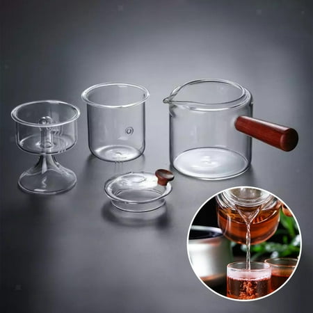 

500Ml Glass Teapot For Steaming And Cooking Stovetop Safe 17 Oz For Home