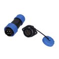 thumbnail image 1 of Flange Power Connector, Screw Crimping 6-12mm² 250V Waterproof Plug Socket  For Electrical Equipments 2 Pin,3 Pin,4 Pin,5 Pin, 1 of 8