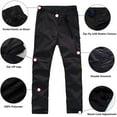thumbnail image 2 of JOMLUN Boys Scout Pants Hiking Convertible Pants Outdoor Quick Dry Lightweight Zip Off Pants Climbing Casual Trouser Kids Youth Cargo Pants, 2 of 7
