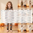 thumbnail image 4 of NOEGOEU 2-9 Years Toddler Boys Girls Halloween Pajamas Kids Long Sleeve Cute Sleepwear Set (Orange,4-5 Years), 4 of 6