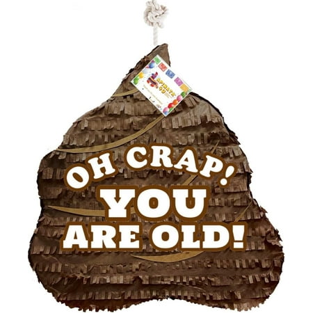 APINATA4U 19 Poop Themed Pinata For Over The Hill Birthday Celebration – Oh Crap You re Old! Fun Party Decoration for Holy Crap – Oh Poop – Have a Crappy Birthday – Perfect for Old Folks APINATA4U 19 Poop Themed Pinata For Over The Hill Birthday Celebration – Oh Crap You re Old! Fun Party Decoration for Holy Crap – Oh Poop – Have a Crappy Birthday – Perfect for Old Folks