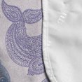 thumbnail image 4 of Whale Microwave Oven Cover, Sea Turtle Water Plant and Fish in Doodle Style with Paisley Motifs, Water Resistant Organizer with Pockets for Kitchen, 36" x 12", Pale Pink Purple Blue, by Ambesonne, 4 of 4