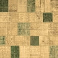 thumbnail image 1 of Ahgly Company Indoor Square Patchwork Brown Transitional Area Rugs, 3' Square, 1 of 4