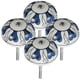 thumbnail image 2 of 4pcs Cabinet Knob Single Hole Dresser Knob Decorative Dresser Knob Drawer Pull Supply, 2 of 2