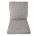 thumbnail image 7 of Weston Home Kirk Nailhead Accent Parson Linen Dining Chair, Set of 2, Grey, 7 of 7