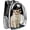 Black, variant on Pet Carrier Backpack/Bubble Carrying Bag for Small Medium Dogs Cats, Space Capsule Pet Carrier for Hiking, Travel, Airline Approved Cat Travel Carrier- Black