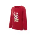thumbnail image 2 of Sudaderas casuales para mujer Pullover Tops Camisas de manga larga XBTCLXEBCO T XL,Rojo, 2 of 6