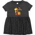 thumbnail image 3 of Inktastic My Grandma Loves Me Giraffe Girls Baby Dress, 3 of 5