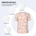 thumbnail image 3 of Rateoe Cute Poodle Dog Pattern Men’s Baseball Short Sleeve Polo Shirt, Midweight Men's Shirt Golf Shirt Polo Shirts Quick Dry Short-4X-Large, 3 of 7