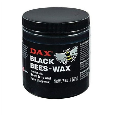 入手困難　DAX BLACK BEES-WAX　ボーナスサイズ17,5oz DAX, Bees-Wax Pomade, 7.5 oz, Fortified with Royal Jelly for Shine