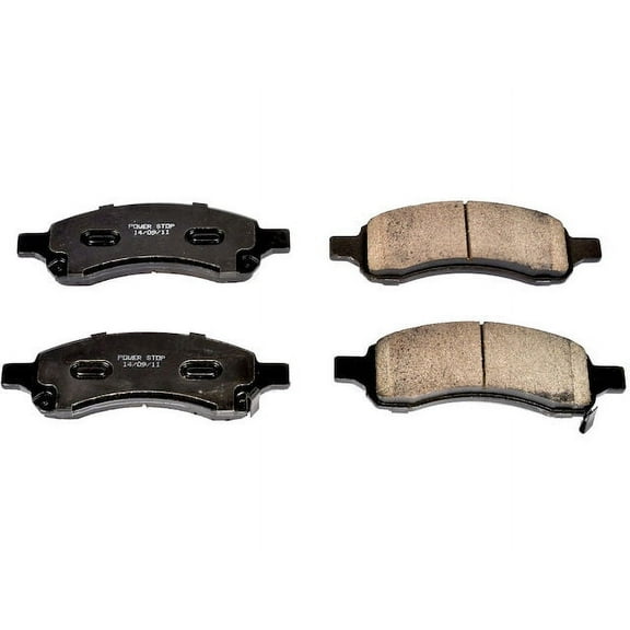 Front Brake Pad Set - Compatible with 2009 - 2017 Chevy Traverse 2010 2011 2012 2013 2014 2015 2016
