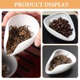 thumbnail image 5 of Homoyoyo 1Set Portable Ceramic Tea Scoop with Wooden Holder for Loose Tea and Coffee Brewing, 5 of 6