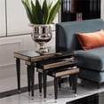 thumbnail image 2 of Michael Amini La Francaise Nesting Tables - Set of 3 - Black Ice, 2 of 13